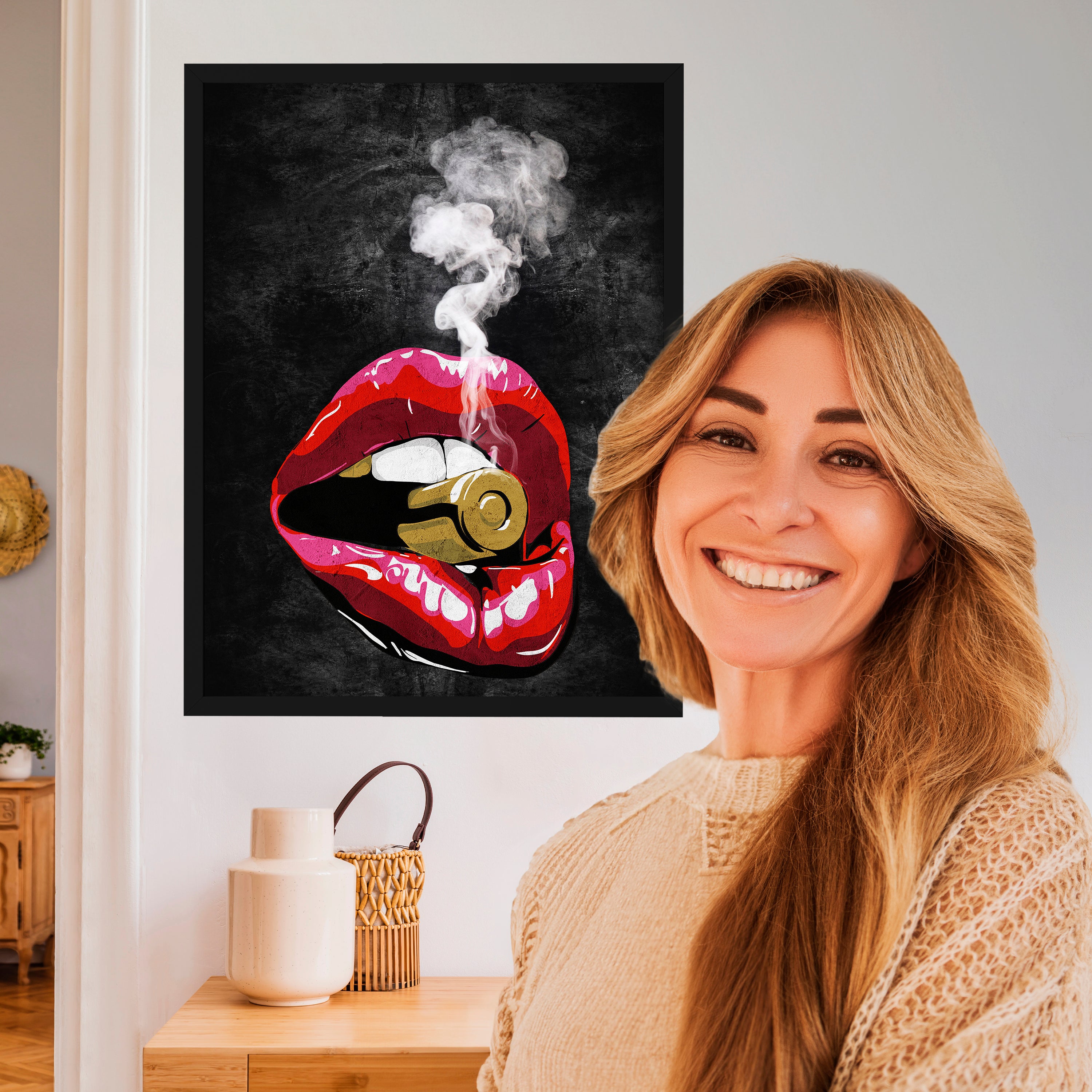 wandmotiv24 Poster, Poster - Lippen - M0047 - Bild 2 wandmotiv24 Poster, Poster - Lippen - M0047 - Bild 2