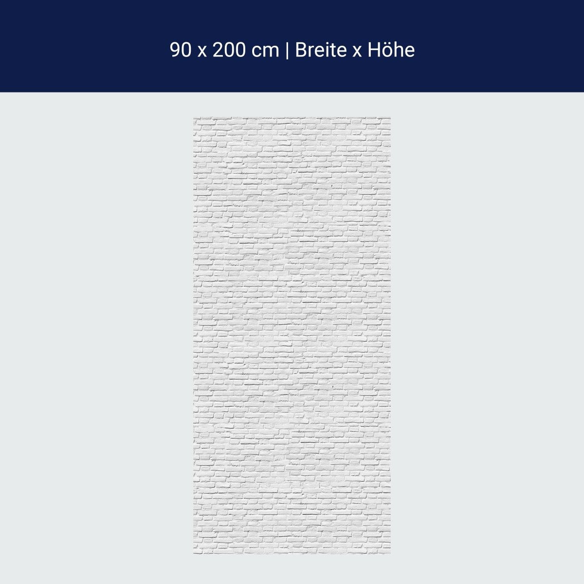 Duschwand weisser Backstein M0050 Duschwand weisser Backstein M0050