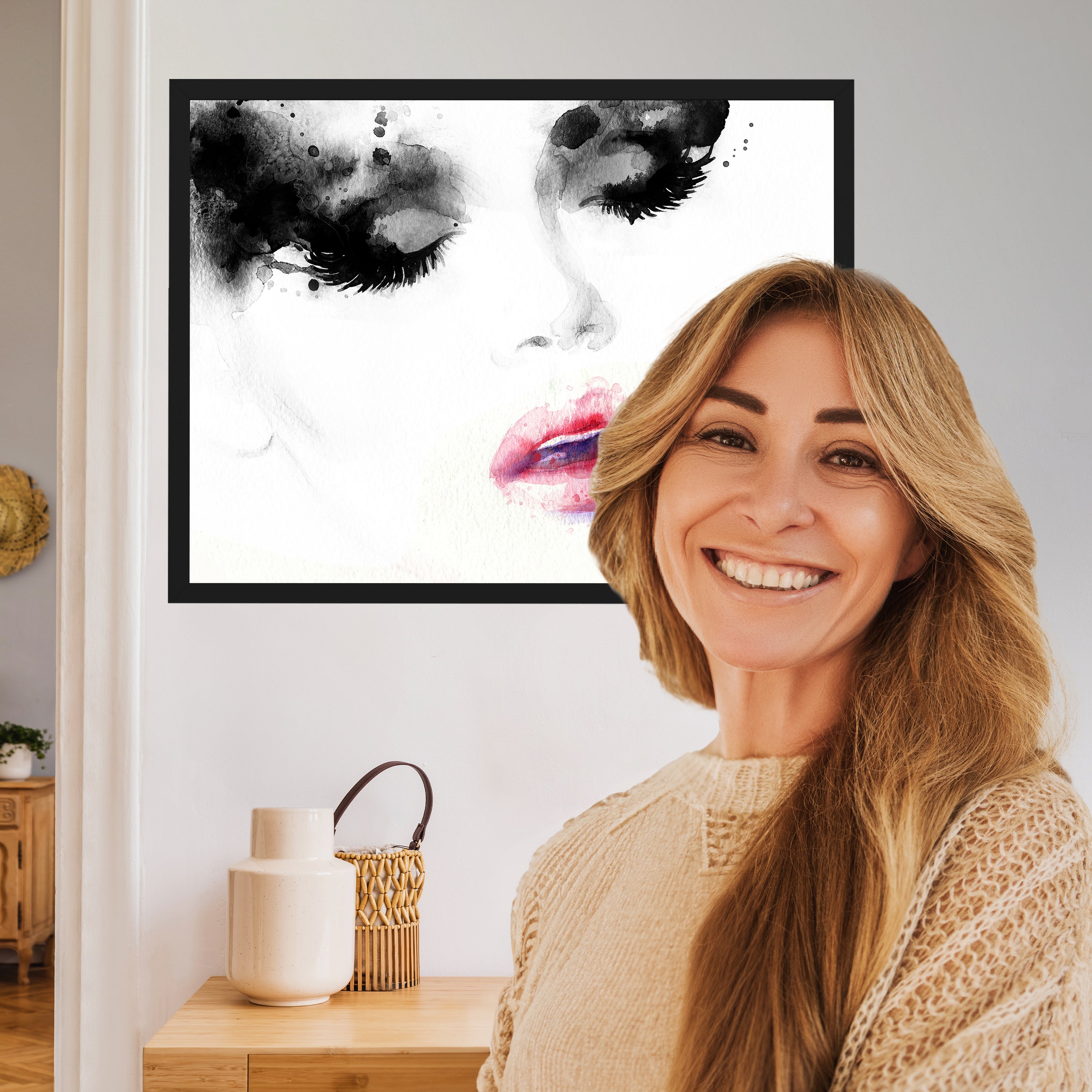 wandmotiv24 Poster, Poster - Lippen - M0050 - Bild 2 wandmotiv24 Poster, Poster - Lippen - M0050 - Bild 2