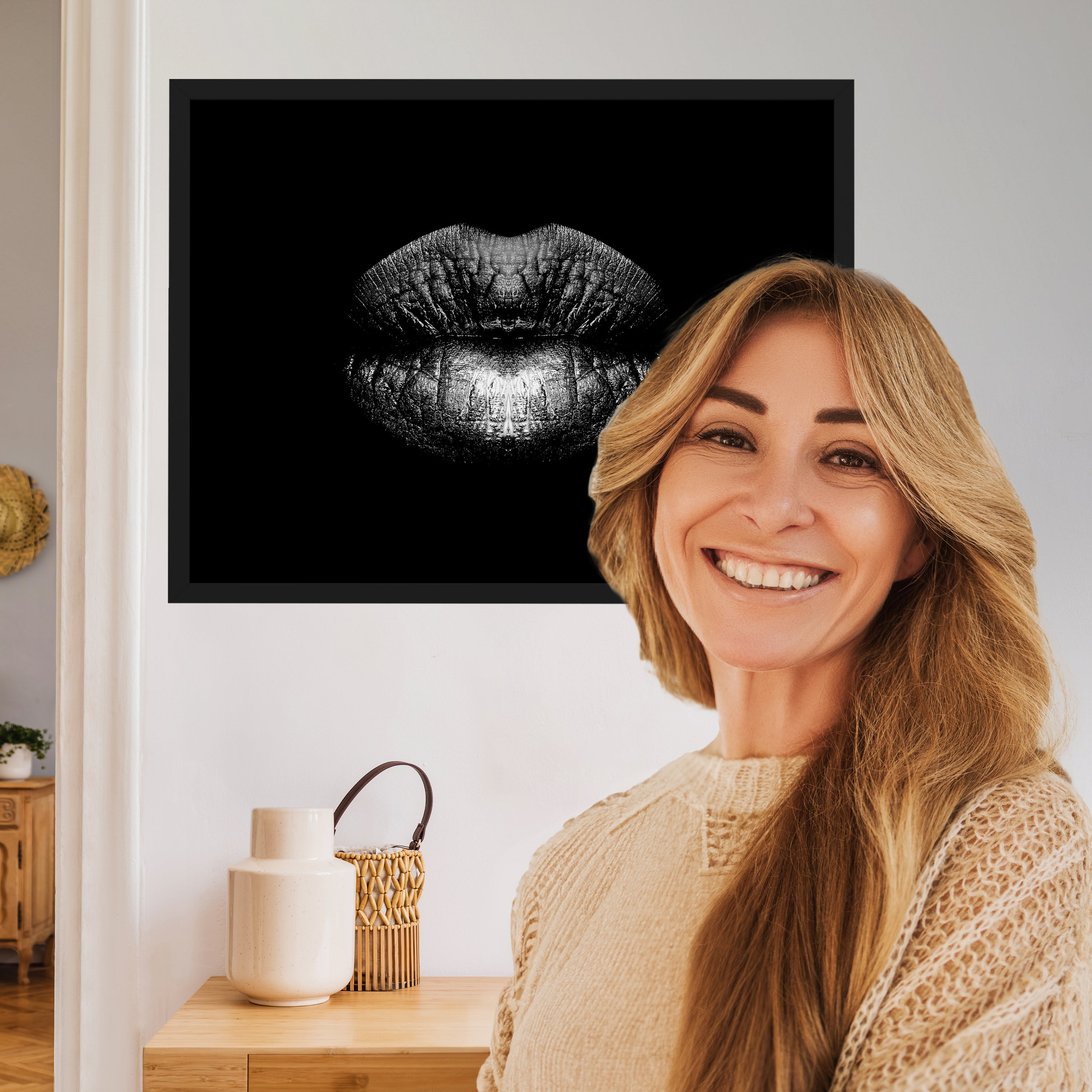 wandmotiv24 Poster, Poster - Lippen - M0051 - Bild 2 wandmotiv24 Poster, Poster - Lippen - M0051 - Bild 2