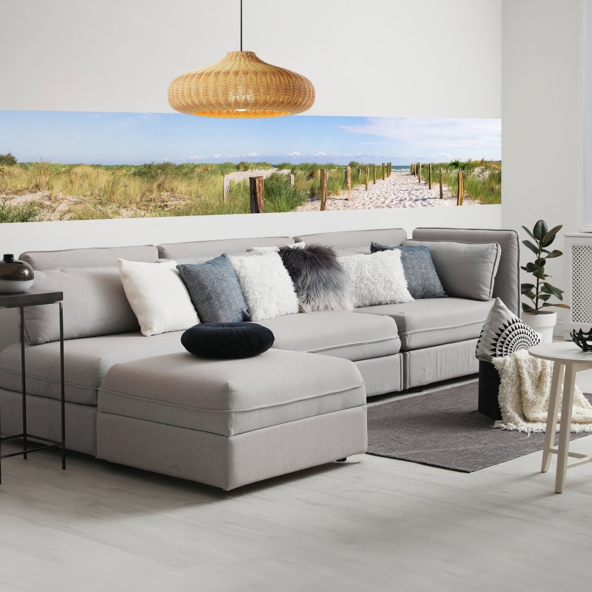 Panorama-Fototapete Ostsee, Strand M0051 - Bild 1 Panorama-Fototapete Ostsee, Strand M0051 - Bild 1