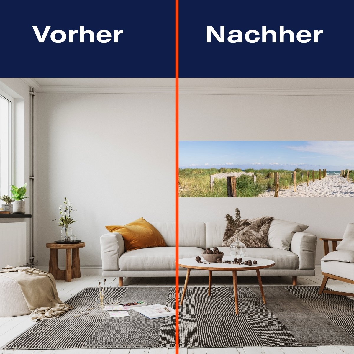 Panorama-Fototapete Ostsee, Strand M0051 - Bild 3 Panorama-Fototapete Ostsee, Strand M0051 - Bild 3