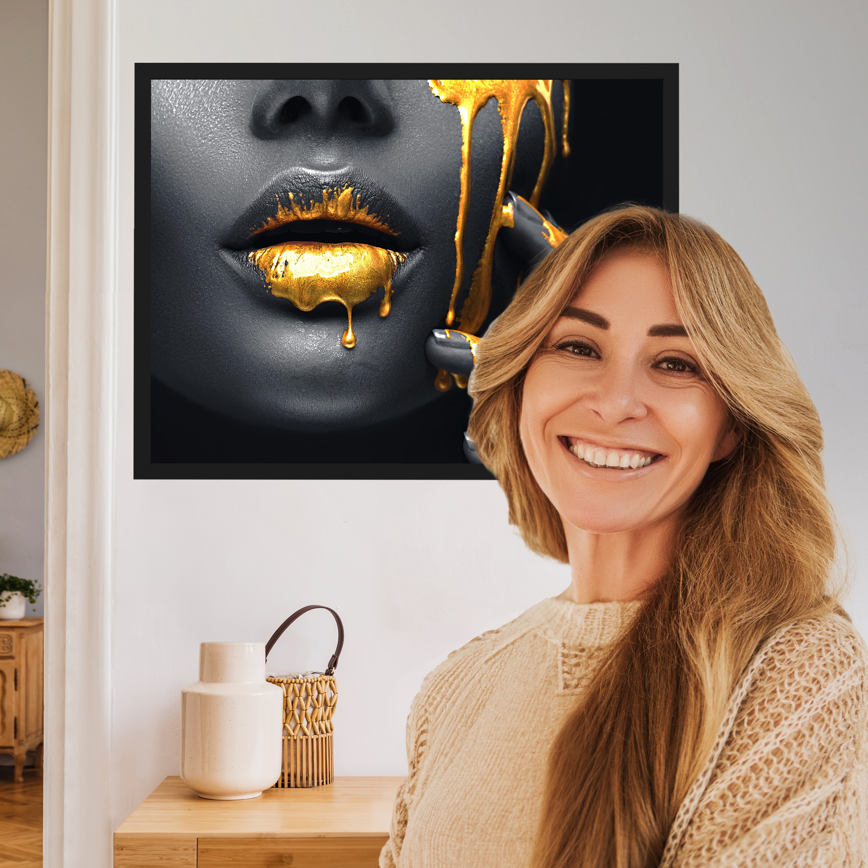 wandmotiv24 Poster, Poster - Lippen - M0052 - Bild 2 wandmotiv24 Poster, Poster - Lippen - M0052 - Bild 2