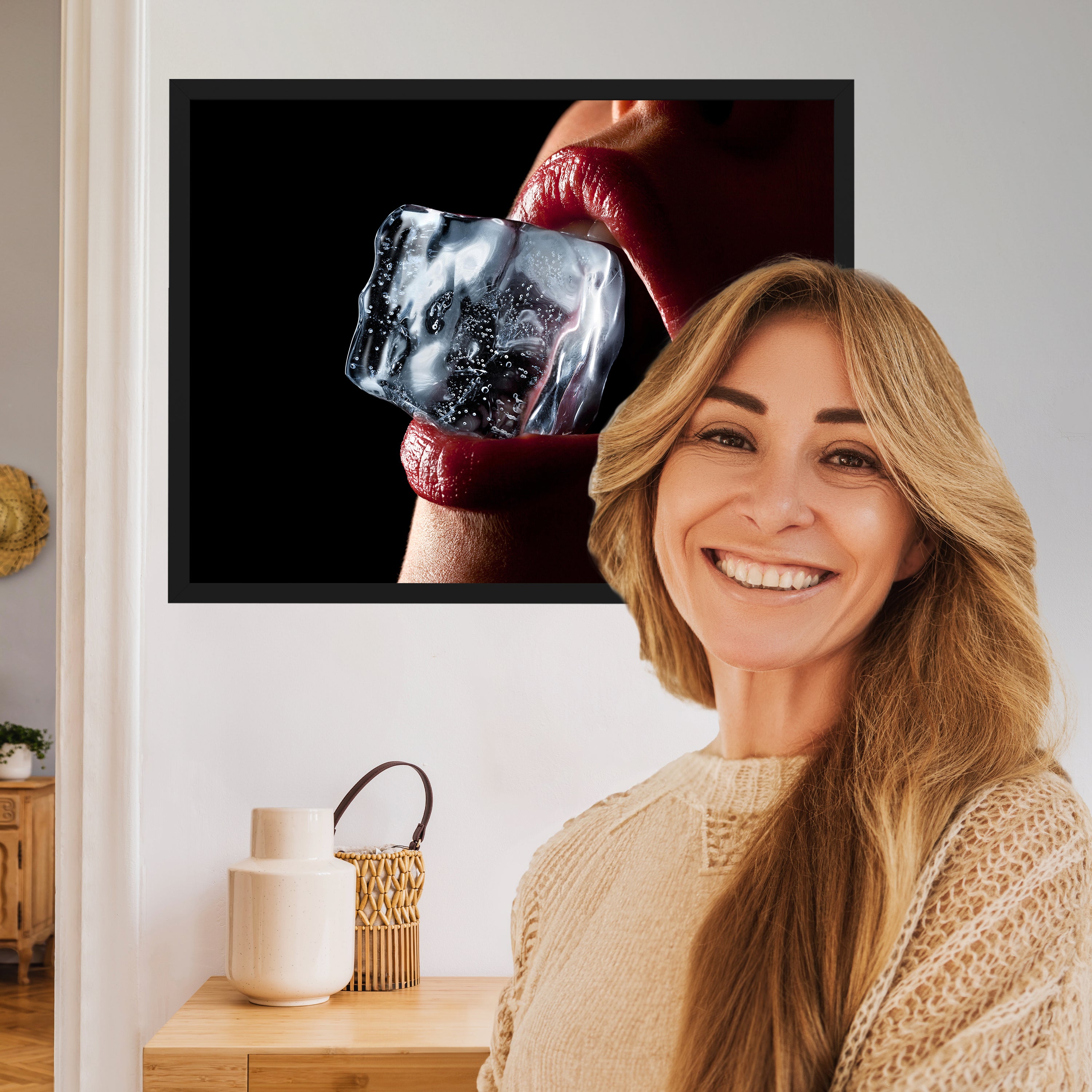 wandmotiv24 Poster, Poster - Lippen - M0053 - Bild 2 wandmotiv24 Poster, Poster - Lippen - M0053 - Bild 2