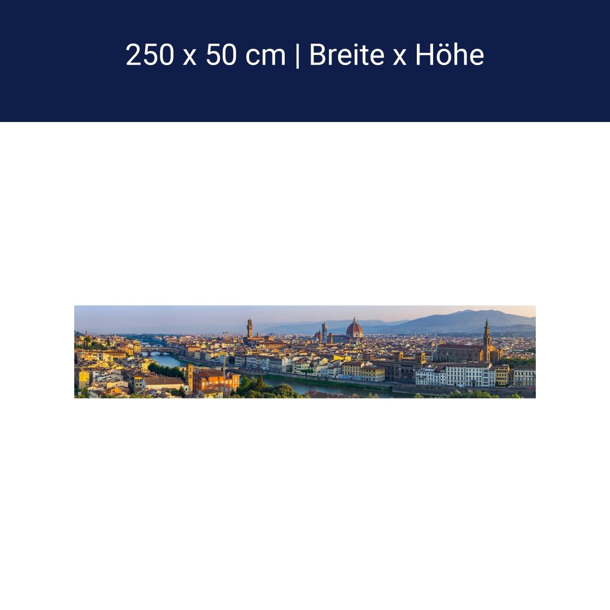 Panorama-Fototapete Florenz, Italien M0053 Panorama-Fototapete Florenz, Italien M0053