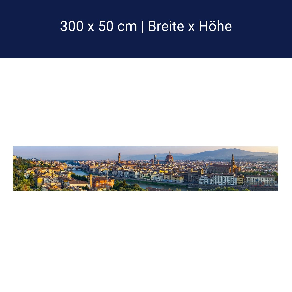 Panorama-Fototapete Florenz, Italien M0053 Panorama-Fototapete Florenz, Italien M0053