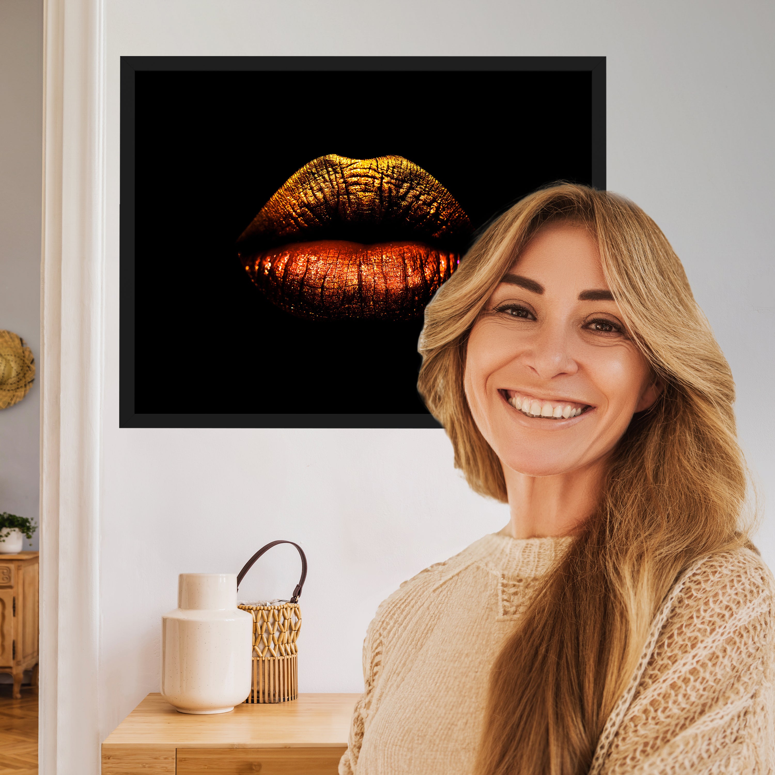 wandmotiv24 Poster, Poster - Lippen - M0054 - Bild 2 wandmotiv24 Poster, Poster - Lippen - M0054 - Bild 2