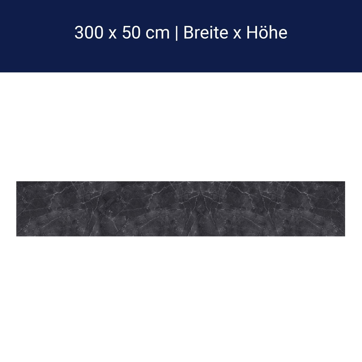 Panorama-Fototapete schwarzer Marmor M0058 Panorama-Fototapete schwarzer Marmor M0058