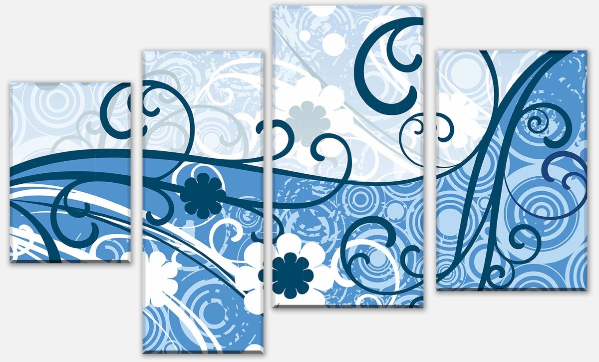 Leinwandbild Mehrteiler Laura Floral Blüten M0059 Leinwandbild Mehrteiler Laura Floral Blüten M0059