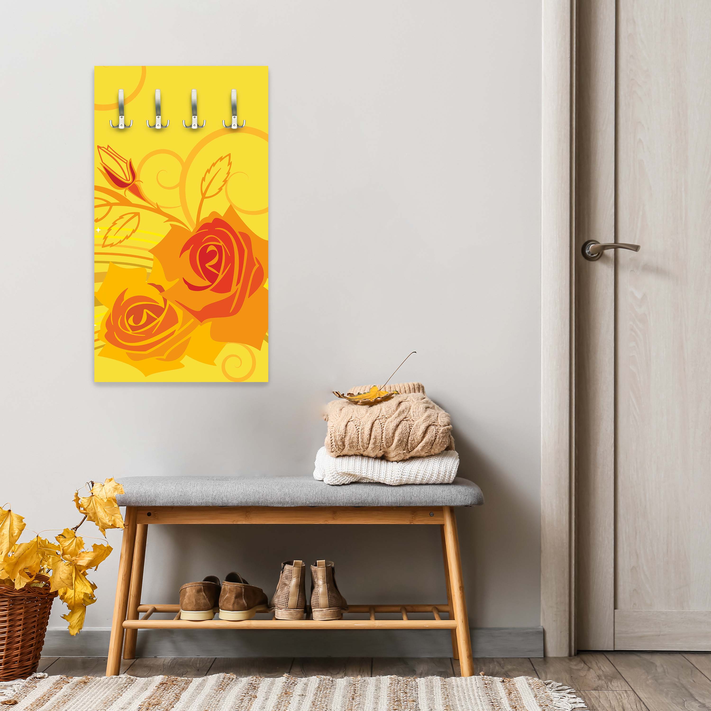 Garderobe Diana Floral Blüten M0060 entdecken - Bild 6 Garderobe Diana Floral Blüten M0060 entdecken - Bild 6