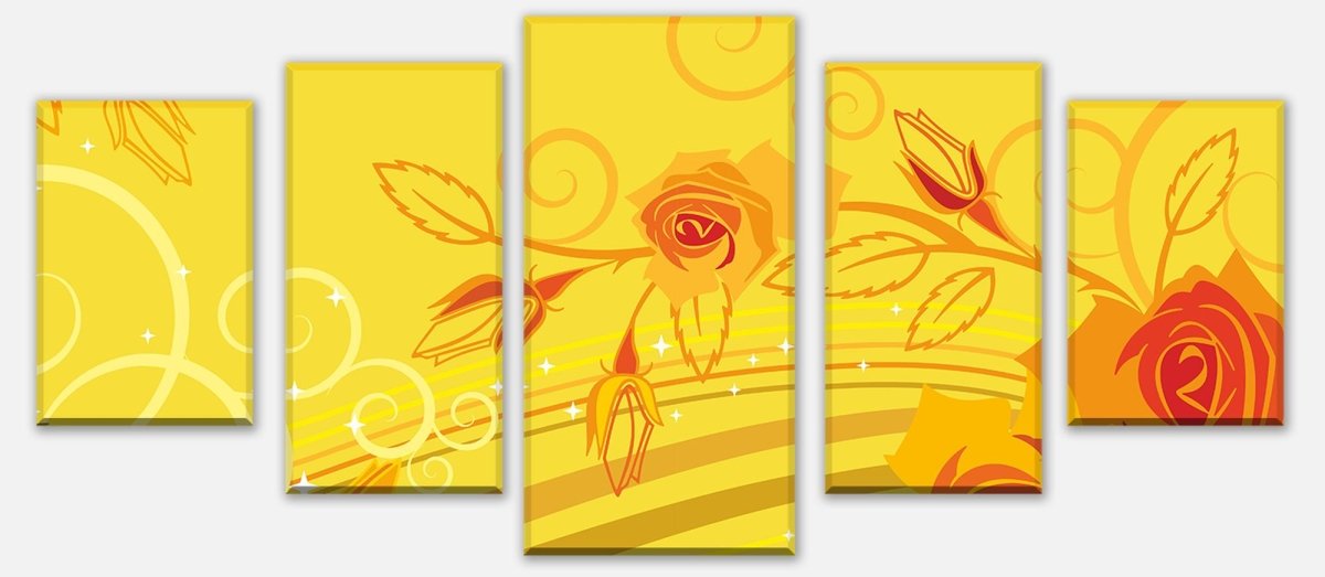 Leinwandbild Mehrteiler Diana Floral Blüten M0060 entdecken - Bild 1 Leinwandbild Mehrteiler Diana Floral Blüten M0060 entdecken - Bild 1