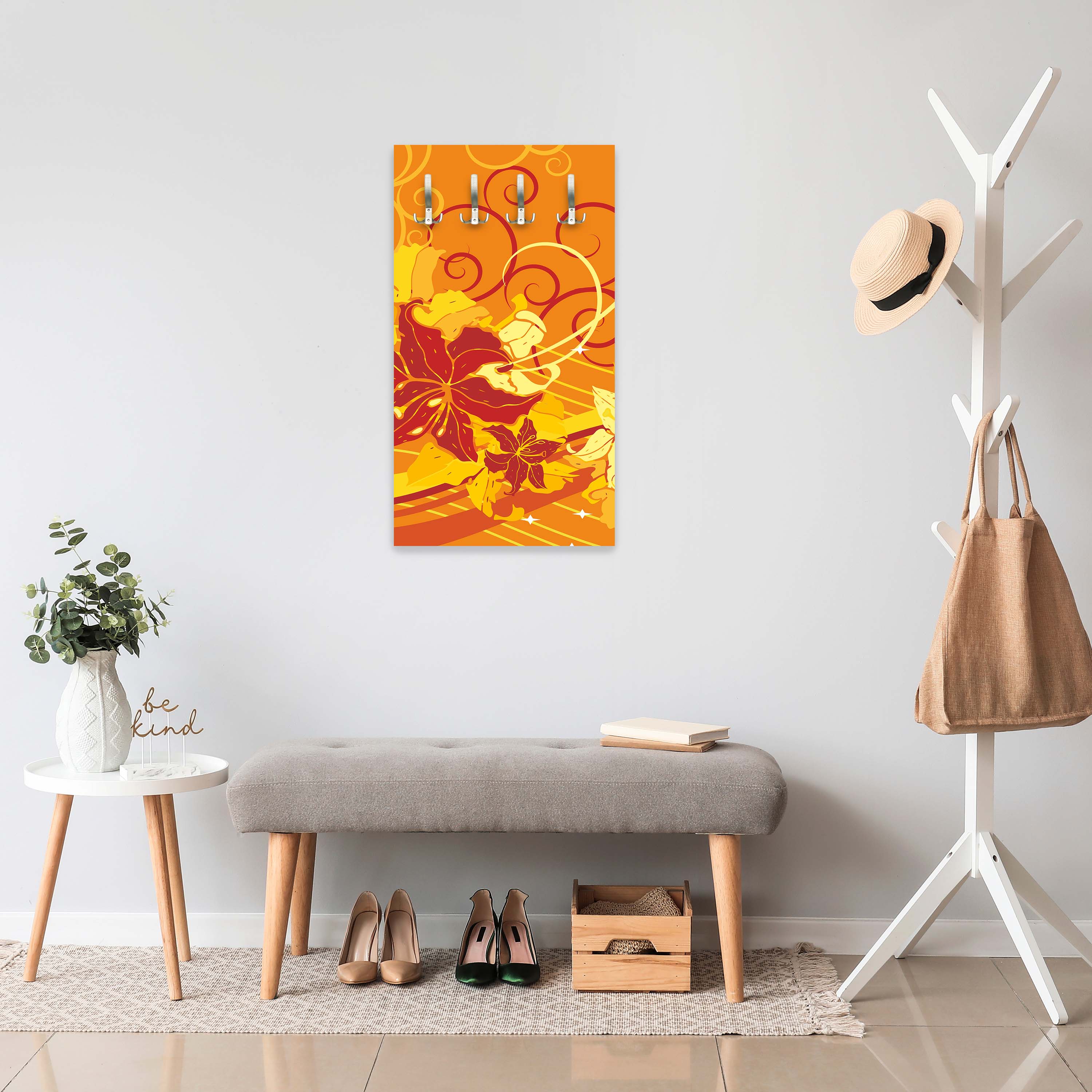 Garderobe Maeva Floral Blüten M0061 entdecken - Bild 6 Garderobe Maeva Floral Blüten M0061 entdecken - Bild 6