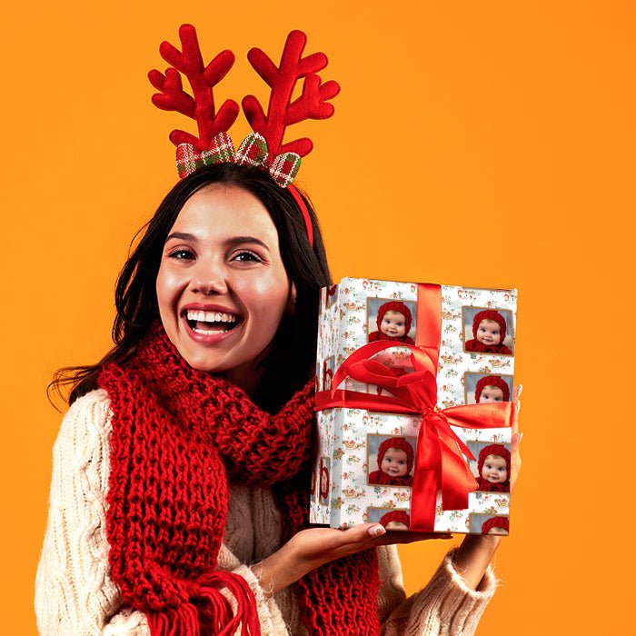 Geschenkpapier personalisiert Geschenkpapier Weihnachten Elfen Foto M0061 - Bild 2 Geschenkpapier personalisiert Geschenkpapier Weihnachten Elfen Foto M0061 - Bild 2