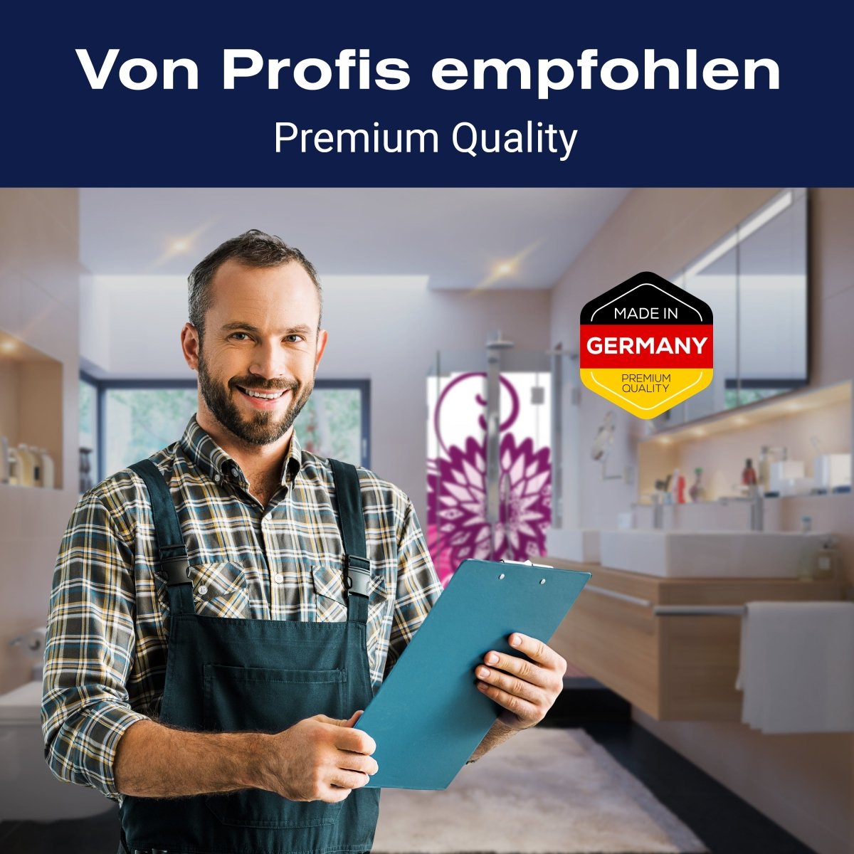 Duschwand Cindy Floral Blüten M0062 entdecken - Bild 5 Duschwand Cindy Floral Blüten M0062 entdecken - Bild 5