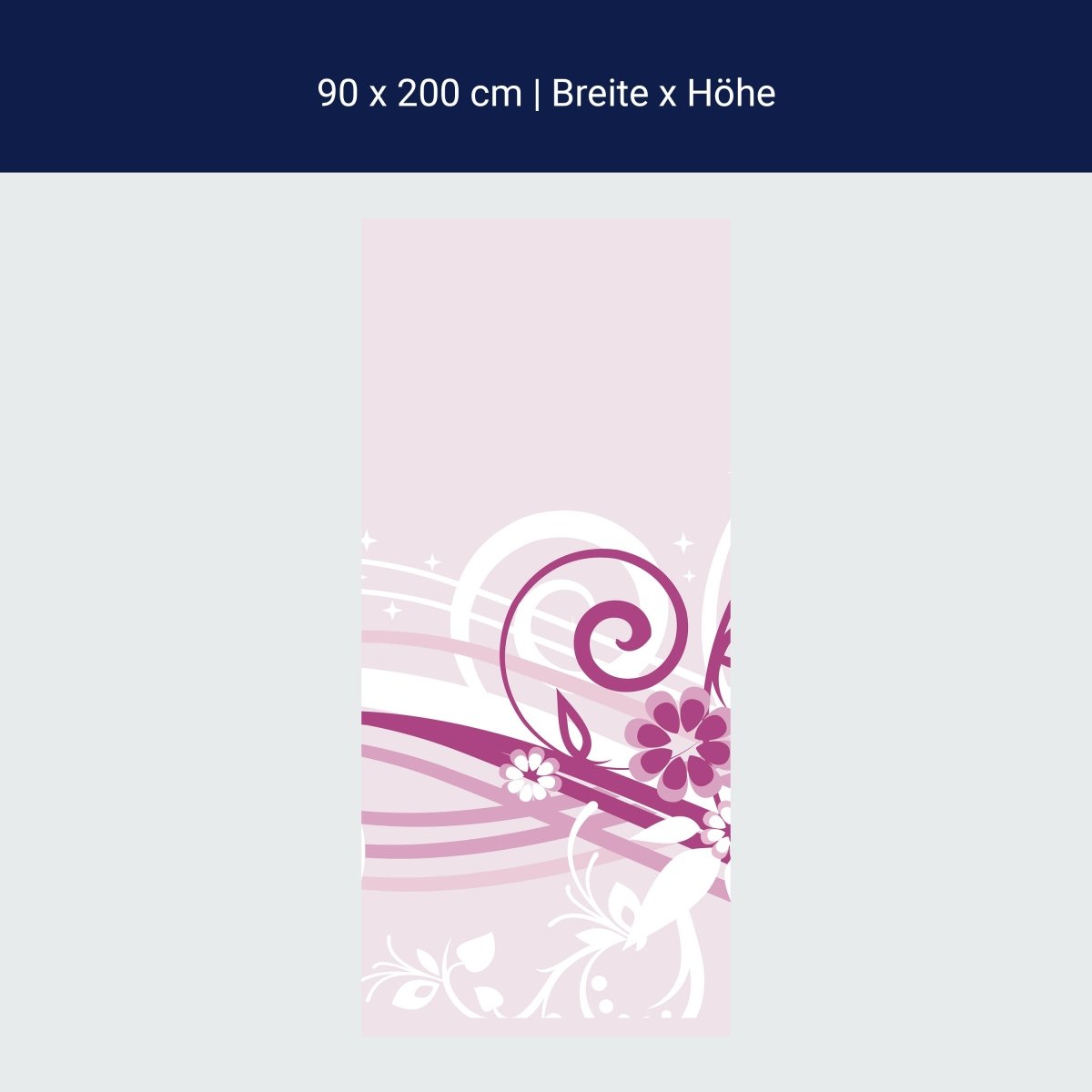 Duschwand Annabelle Floral Blüten M0063 Duschwand Annabelle Floral Blüten M0063