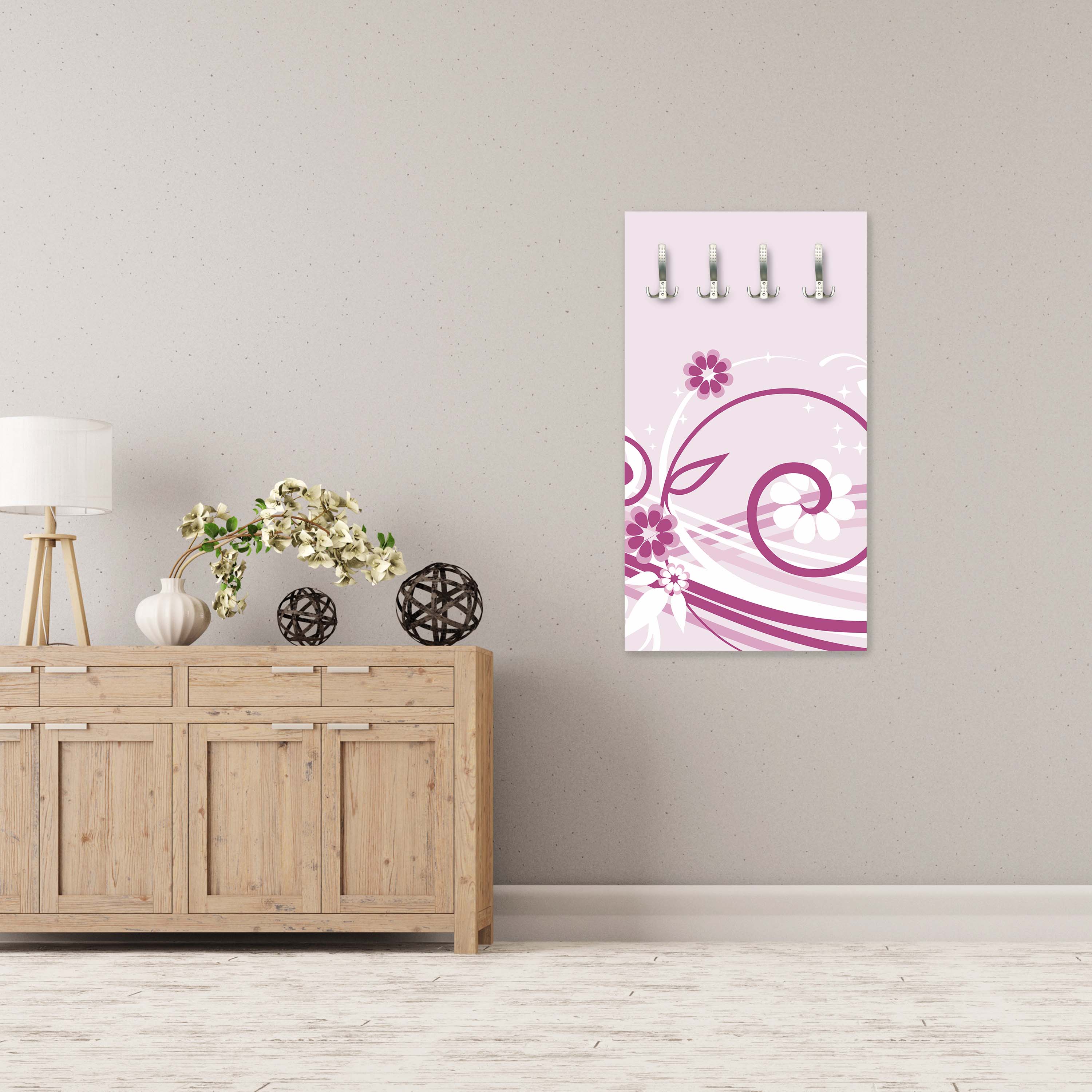 Garderobe Annabelle Floral Blüten M0063 entdecken - Bild 5 Garderobe Annabelle Floral Blüten M0063 entdecken - Bild 5