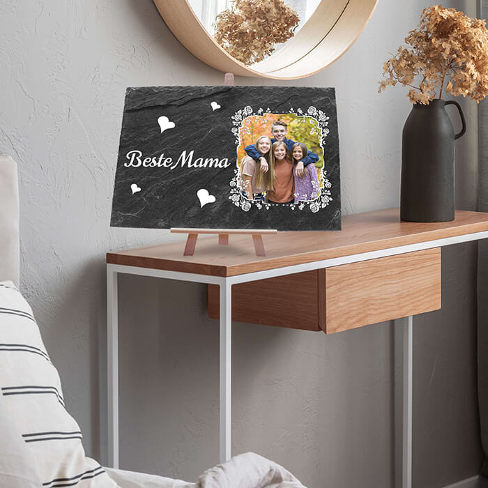Schiefertafel mit Staffelei Beste Mama M0064 - Bild 2 Schiefertafel mit Staffelei Beste Mama M0064 - Bild 2