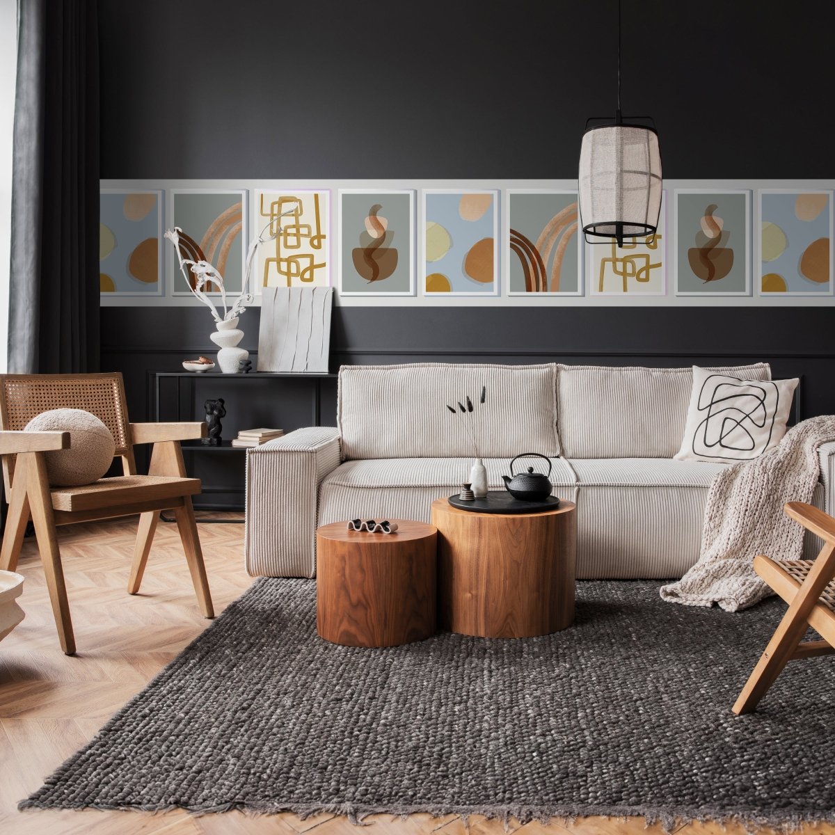 Panorama-Fototapete abstrakte Pflanzen, Kunst M0064 - Bild 2 Panorama-Fototapete abstrakte Pflanzen, Kunst M0064 - Bild 2