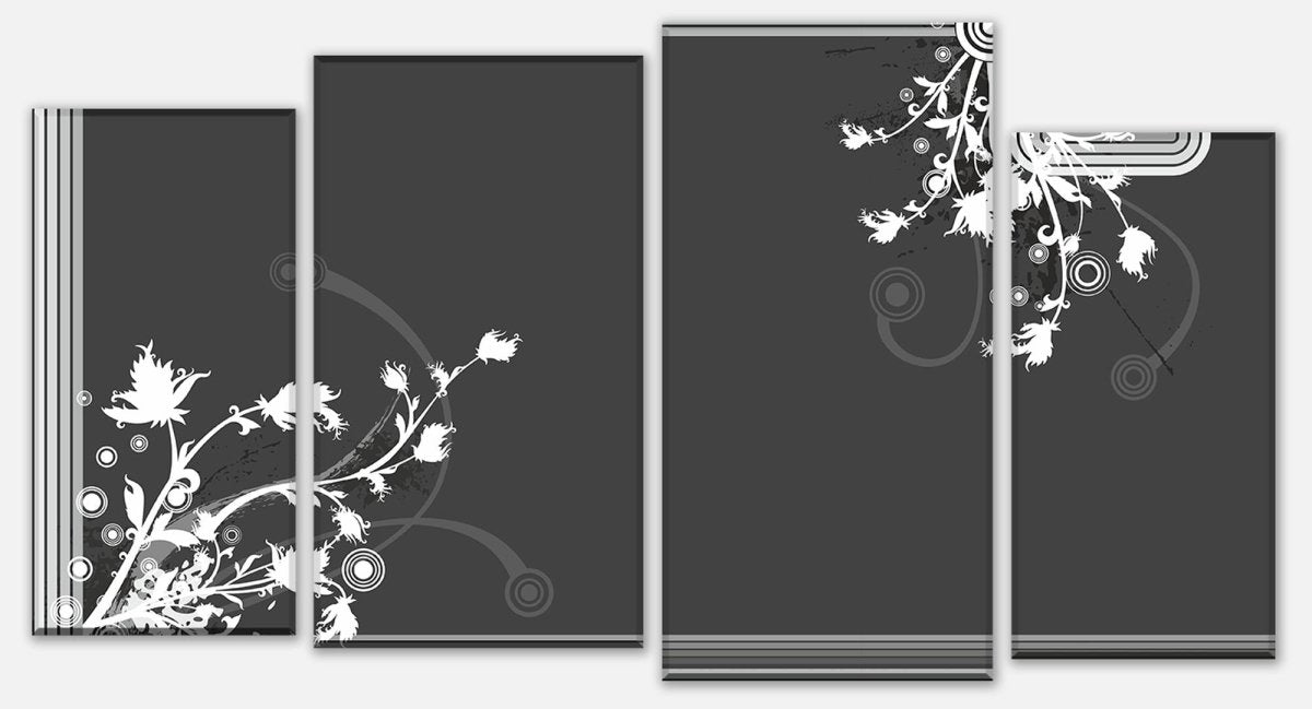 Leinwandbild Mehrteiler Leon Floral Blüten M0065 Leinwandbild Mehrteiler Leon Floral Blüten M0065