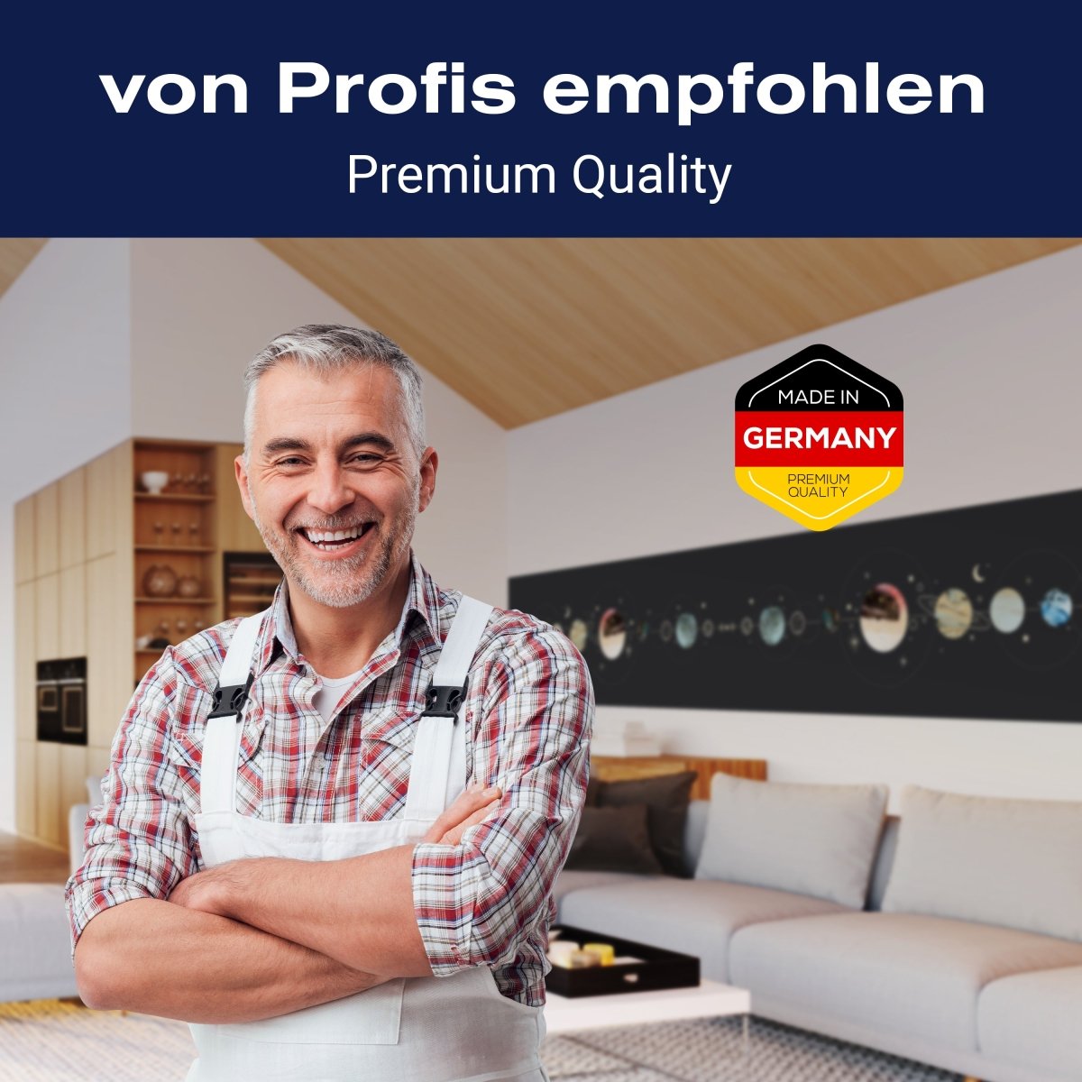 Panorama-Fototapete Sonnensystem, Planeten M0065 - Bild 5 Panorama-Fototapete Sonnensystem, Planeten M0065 - Bild 5