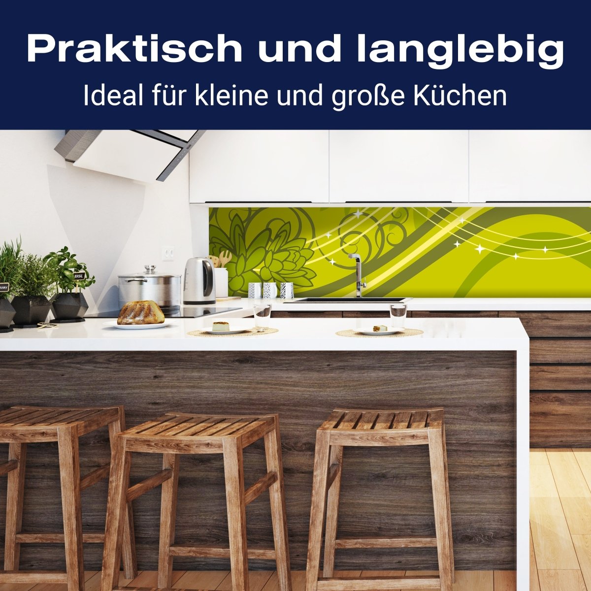 Küchenrückwand Jana Floral Blüten M0066 entdecken - Bild 3 Küchenrückwand Jana Floral Blüten M0066 entdecken - Bild 3