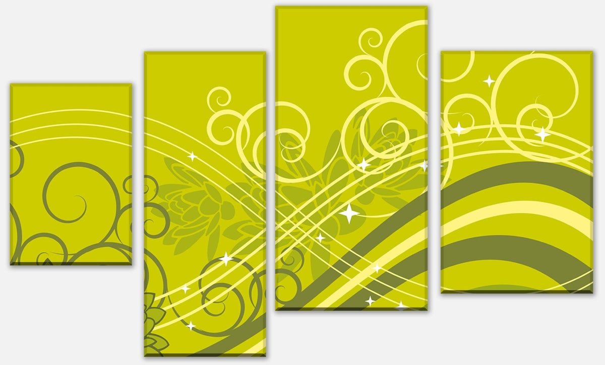 Leinwandbild Mehrteiler Jana Floral Blüten M0066 Leinwandbild Mehrteiler Jana Floral Blüten M0066