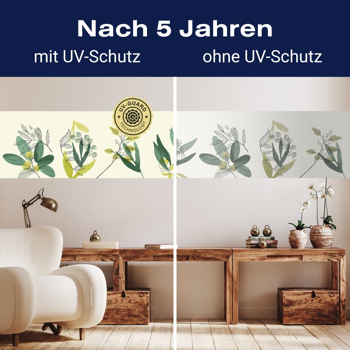 Panorama-Fototapete minimalistische Pflanzen, Kunst M0066 - Bild 9 Panorama-Fototapete minimalistische Pflanzen, Kunst M0066 - Bild 9