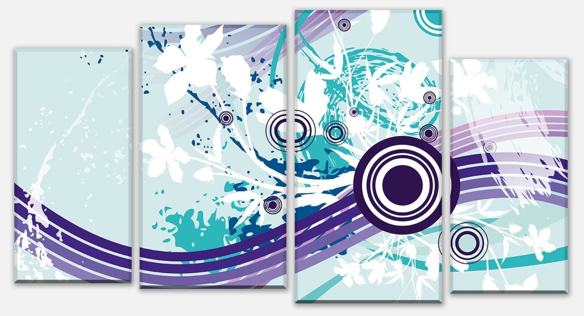 Leinwandbild Mehrteiler Mandy Floral Blüten M0067 Leinwandbild Mehrteiler Mandy Floral Blüten M0067