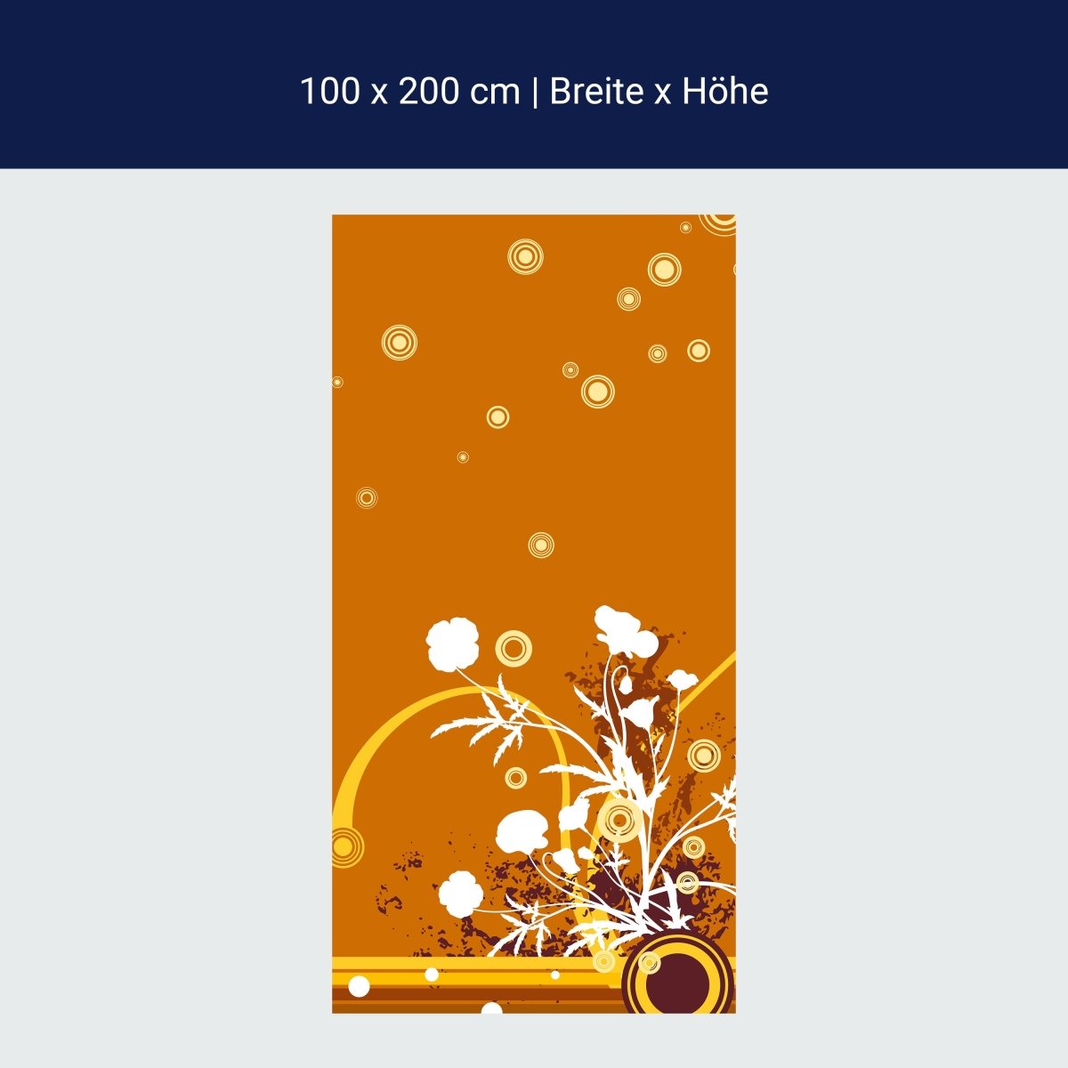 Duschwand Sandra Floral Blüten M0068 Duschwand Sandra Floral Blüten M0068