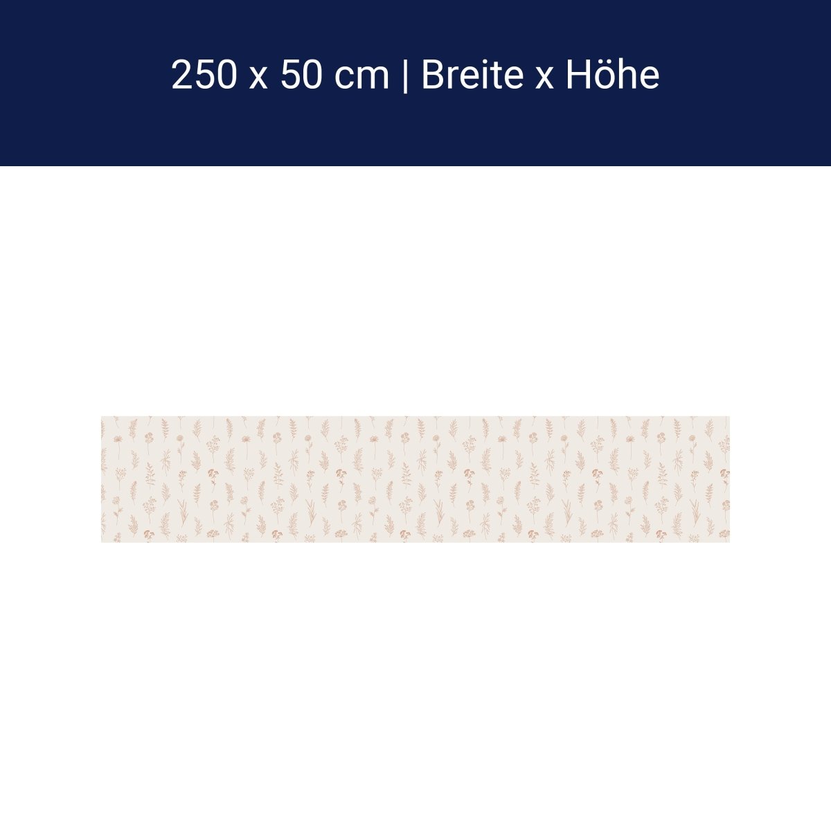 Panorama-Fototapete Florales Muster M0070 Panorama-Fototapete Florales Muster M0070