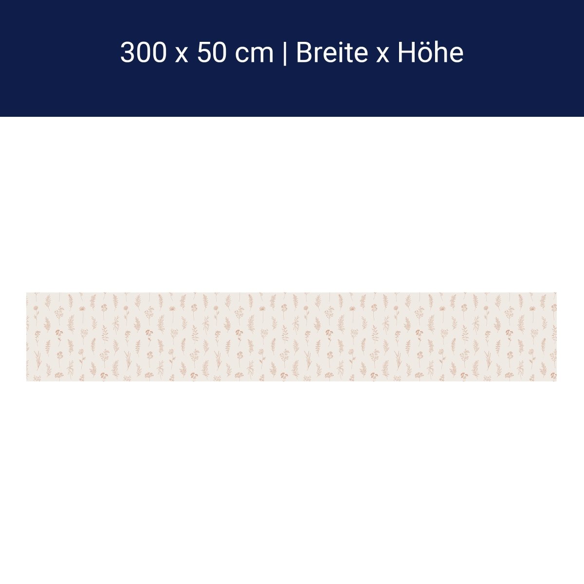 Panorama-Fototapete Florales Muster M0070 Panorama-Fototapete Florales Muster M0070