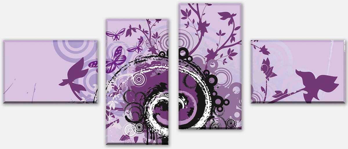 Leinwandbild Mehrteiler Violet Dream M0071 Leinwandbild Mehrteiler Violet Dream M0071