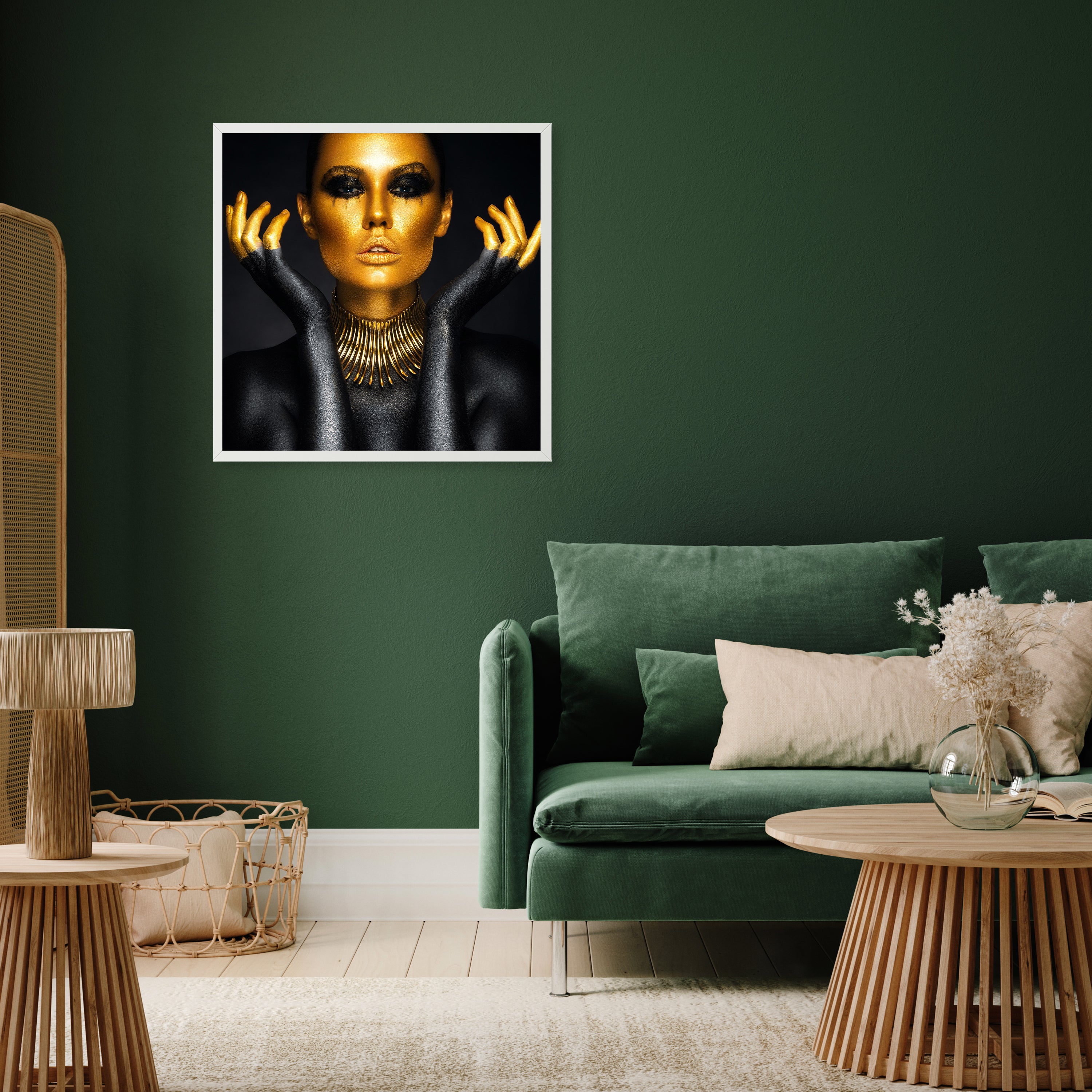 wandmotiv24 Poster, Poster - Gold - M0072 - Bild 5 wandmotiv24 Poster, Poster - Gold - M0072 - Bild 5