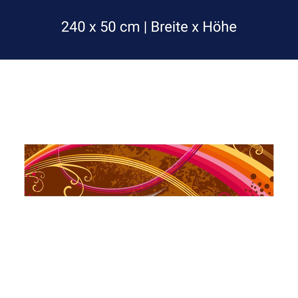 Küchenrückwand Life Colours Floral M0073 Küchenrückwand Life Colours Floral M0073