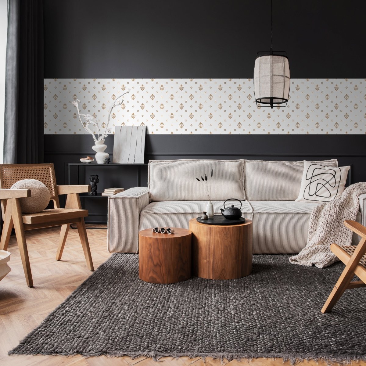 Panorama-Fototapete Florales Muster M0073 - Bild 2 Panorama-Fototapete Florales Muster M0073 - Bild 2