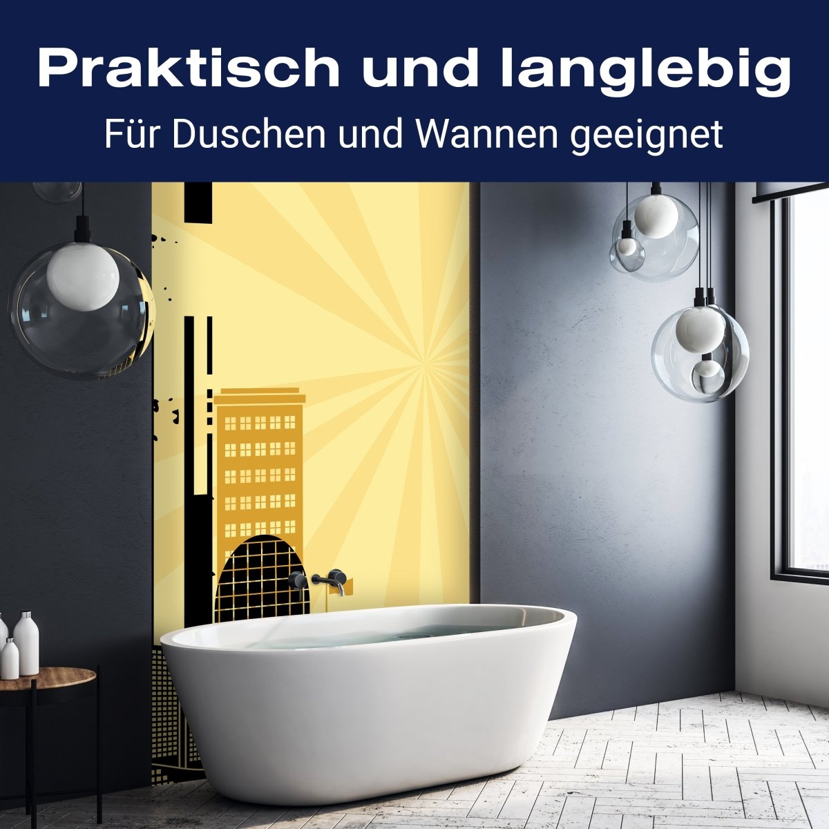 Duschwand Urban Life Grunge M0074 entdecken - Bild 3 Duschwand Urban Life Grunge M0074 entdecken - Bild 3