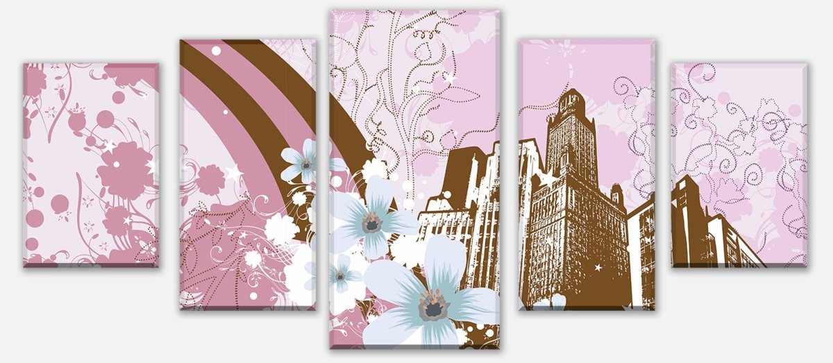 Leinwandbild Mehrteiler Urban Flower Grunge M0075 entdecken - Bild 1 Leinwandbild Mehrteiler Urban Flower Grunge M0075 entdecken - Bild 1