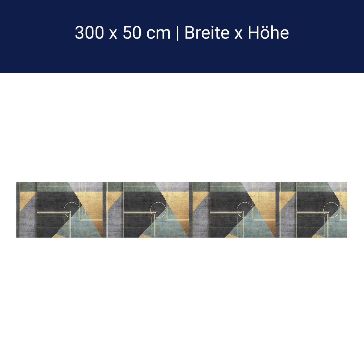 Panorama-Fototapete Geometrisches Muster, Art Deko Stil M0075 Panorama-Fototapete Geometrisches Muster, Art Deko Stil M0075