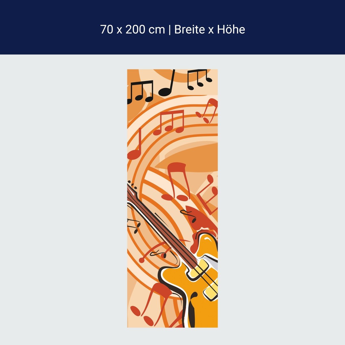 Duschwand Musik Gitarre Grunge M0076 Duschwand Musik Gitarre Grunge M0076