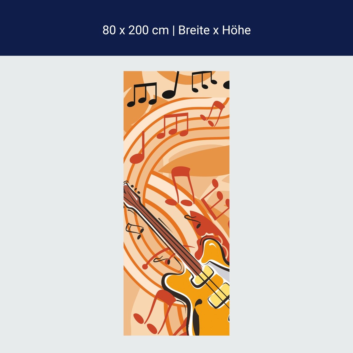 Duschwand Musik Gitarre Grunge M0076 Duschwand Musik Gitarre Grunge M0076