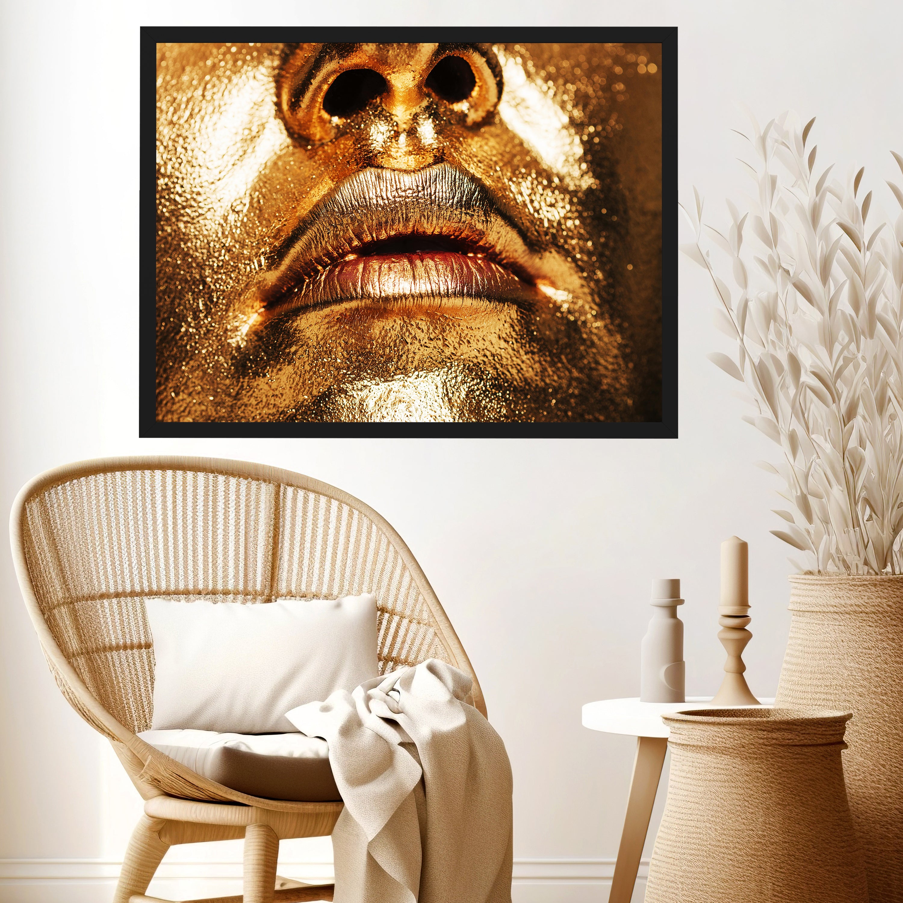 wandmotiv24 Poster, Poster - Gold - M0076 - Bild 3 wandmotiv24 Poster, Poster - Gold - M0076 - Bild 3