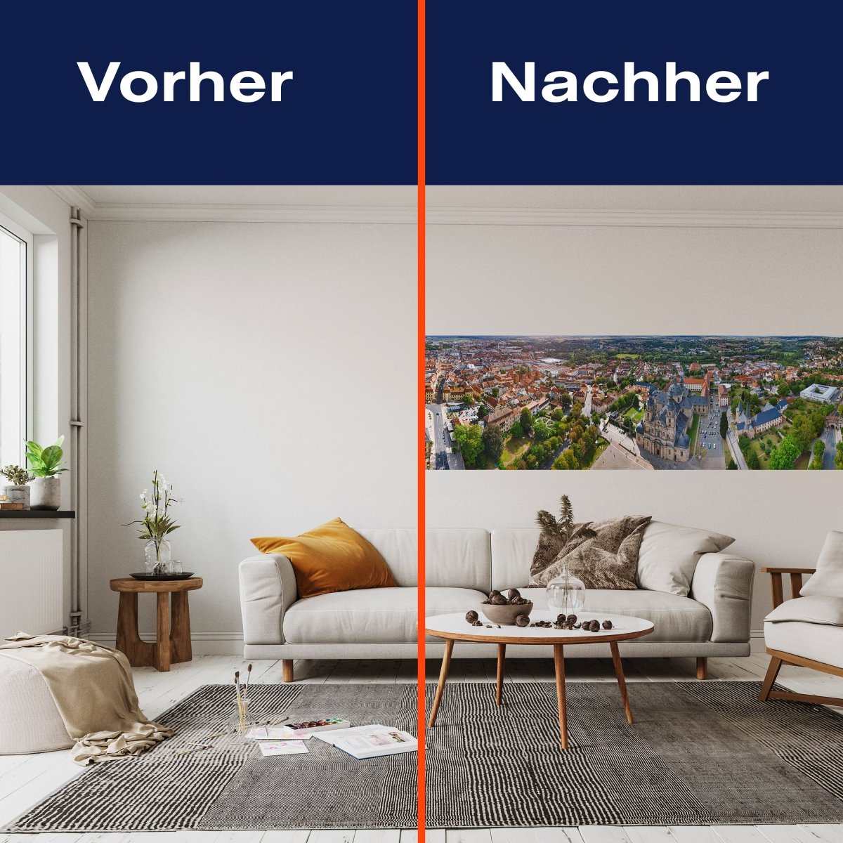 Panorama-Fototapete Panorama Fulda, Hessen M0076 - Bild 3 Panorama-Fototapete Panorama Fulda, Hessen M0076 - Bild 3