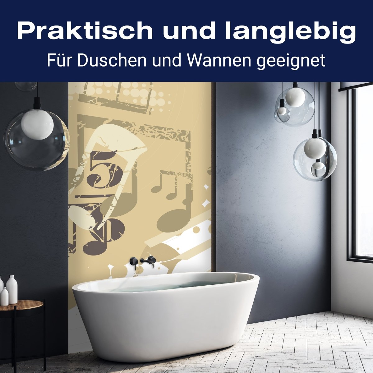 Duschwand Musik Hobby M0077 entdecken - Bild 3 Duschwand Musik Hobby M0077 entdecken - Bild 3