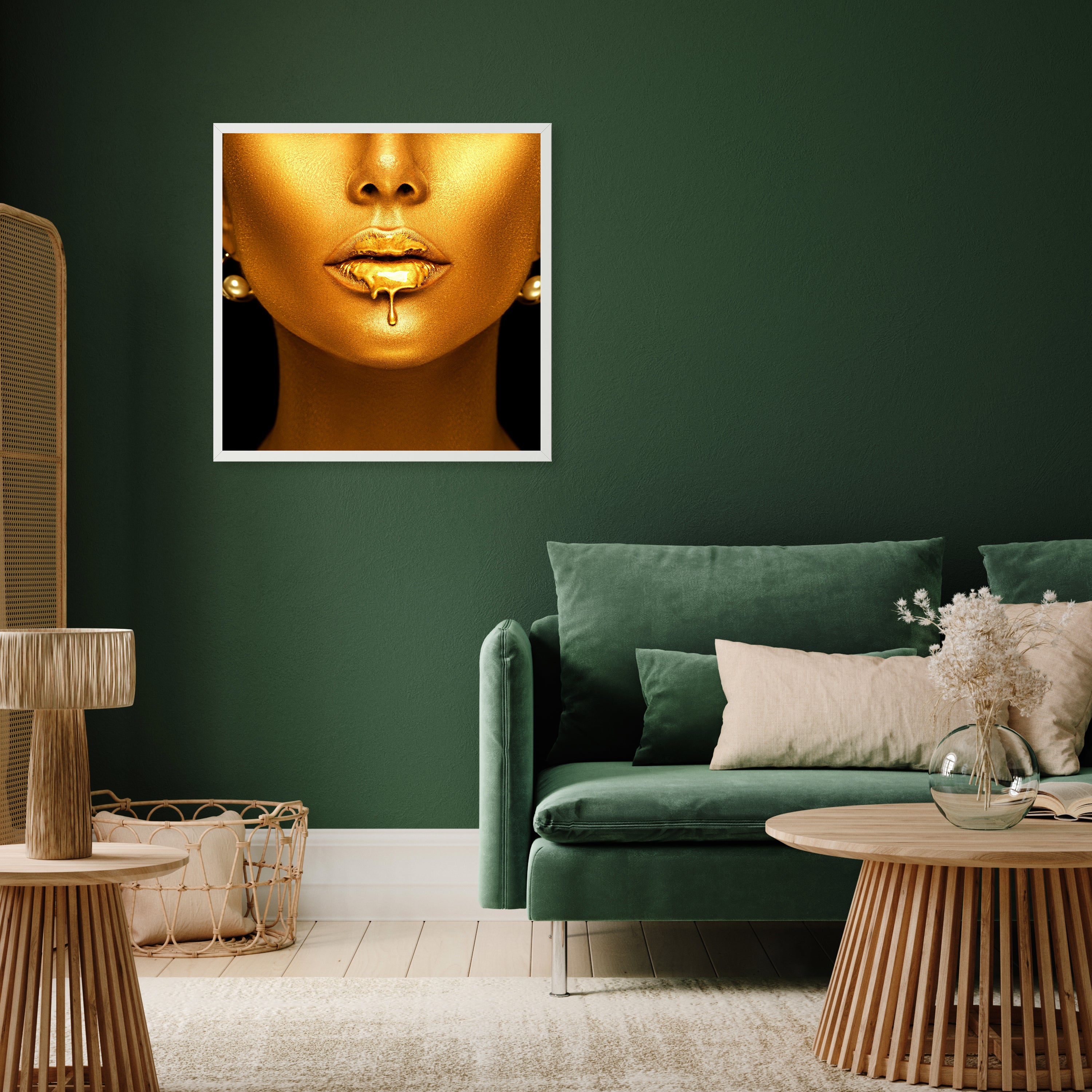 wandmotiv24 Poster, Poster - Gold - M0077 - Bild 5 wandmotiv24 Poster, Poster - Gold - M0077 - Bild 5