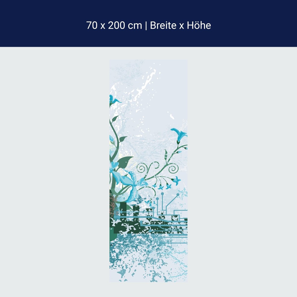 Duschwand Luisa Blüten M0078 Duschwand Luisa Blüten M0078