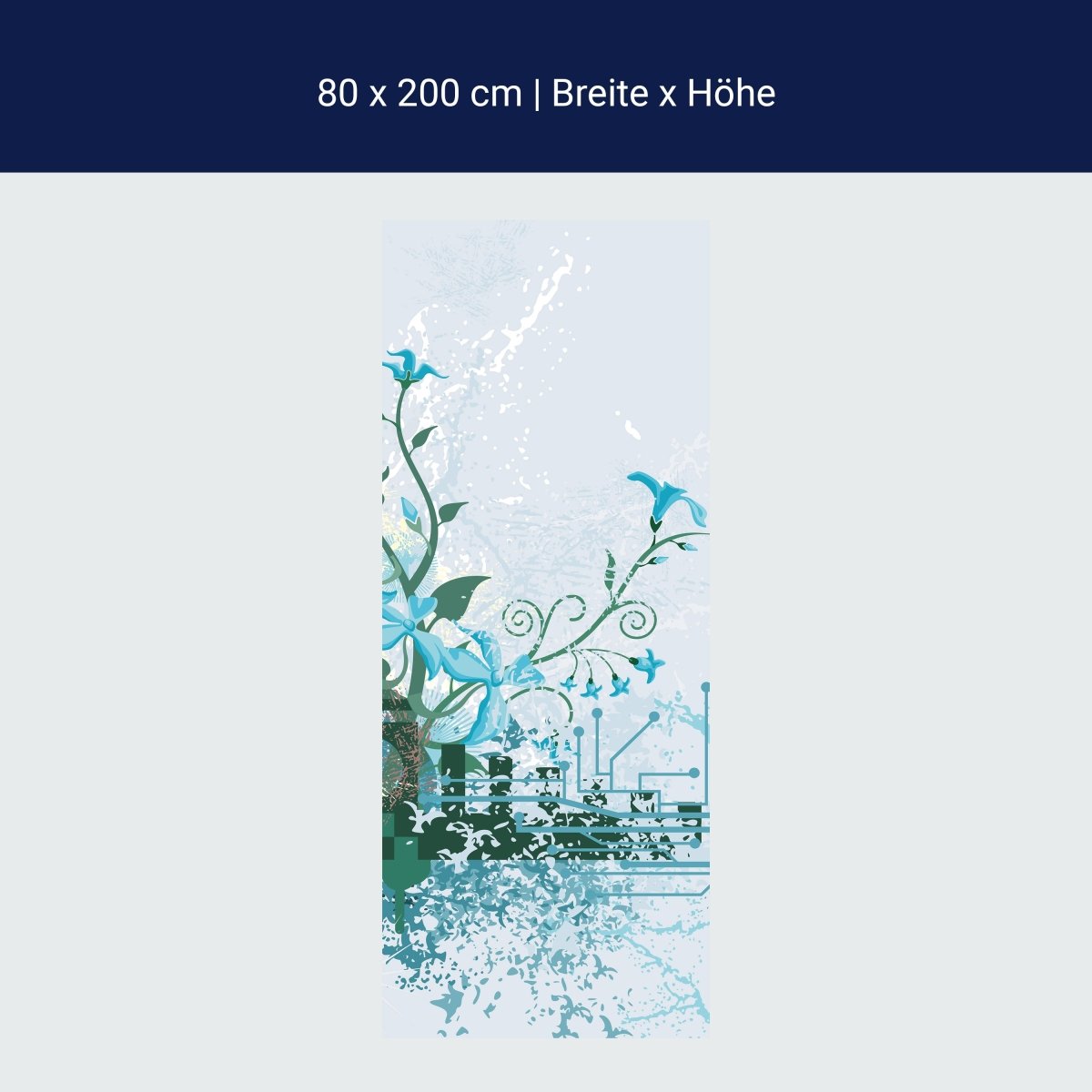 Duschwand Luisa Blüten M0078 Duschwand Luisa Blüten M0078