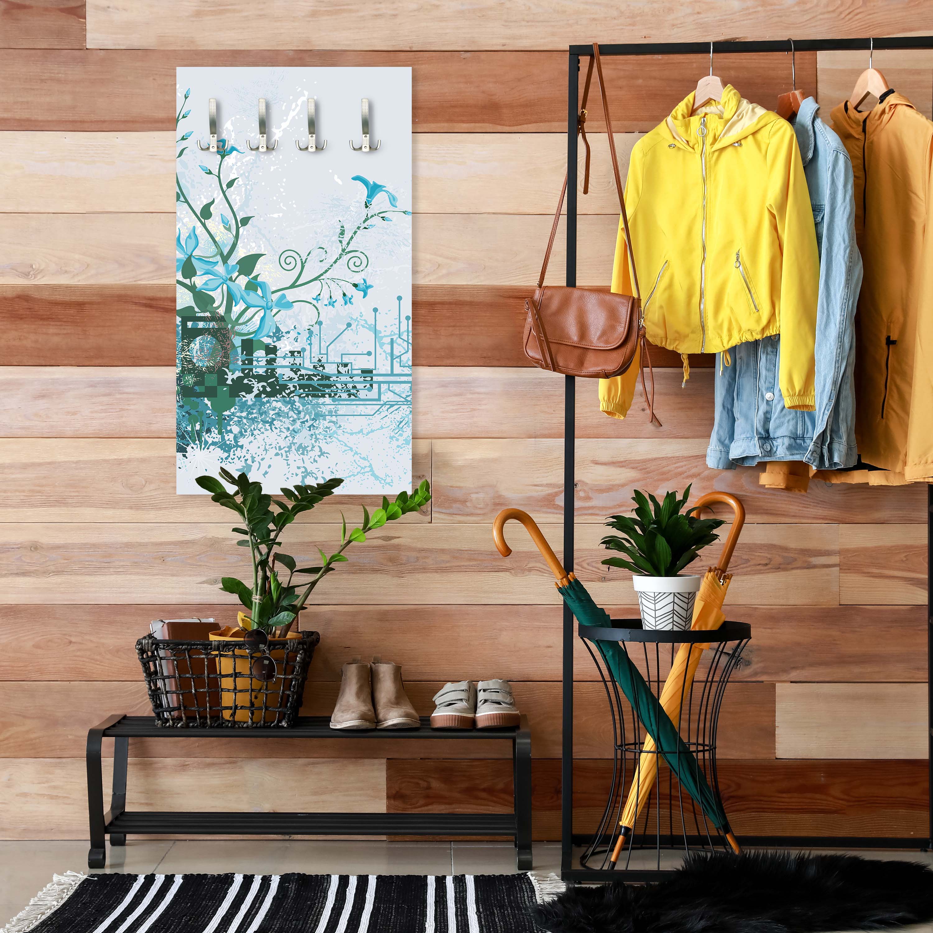 Garderobe Luisa Blüten M0078 entdecken - Bild 3 Garderobe Luisa Blüten M0078 entdecken - Bild 3