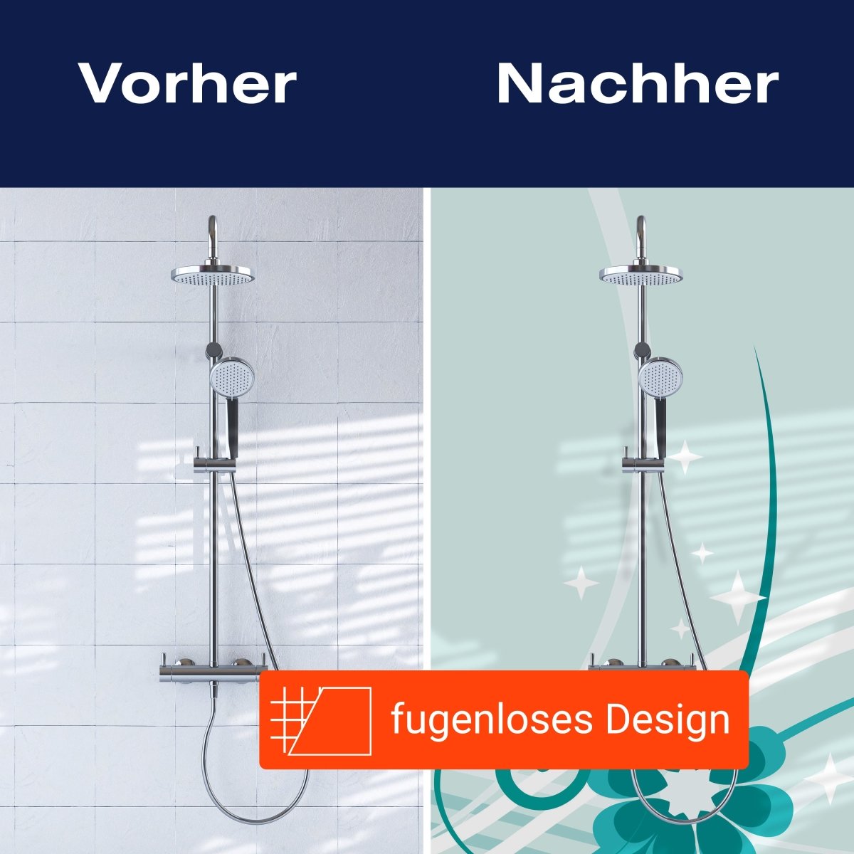 Duschwand Lena Blüten M0079 entdecken - Bild 9 Duschwand Lena Blüten M0079 entdecken - Bild 9