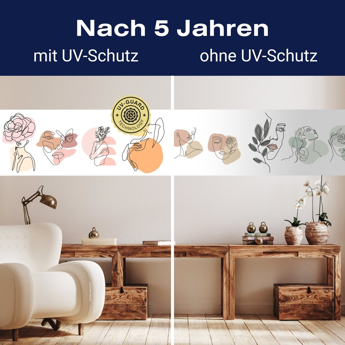 Panorama-Fototapete Minimalistisches Gesicht M0080 - Bild 9 Panorama-Fototapete Minimalistisches Gesicht M0080 - Bild 9