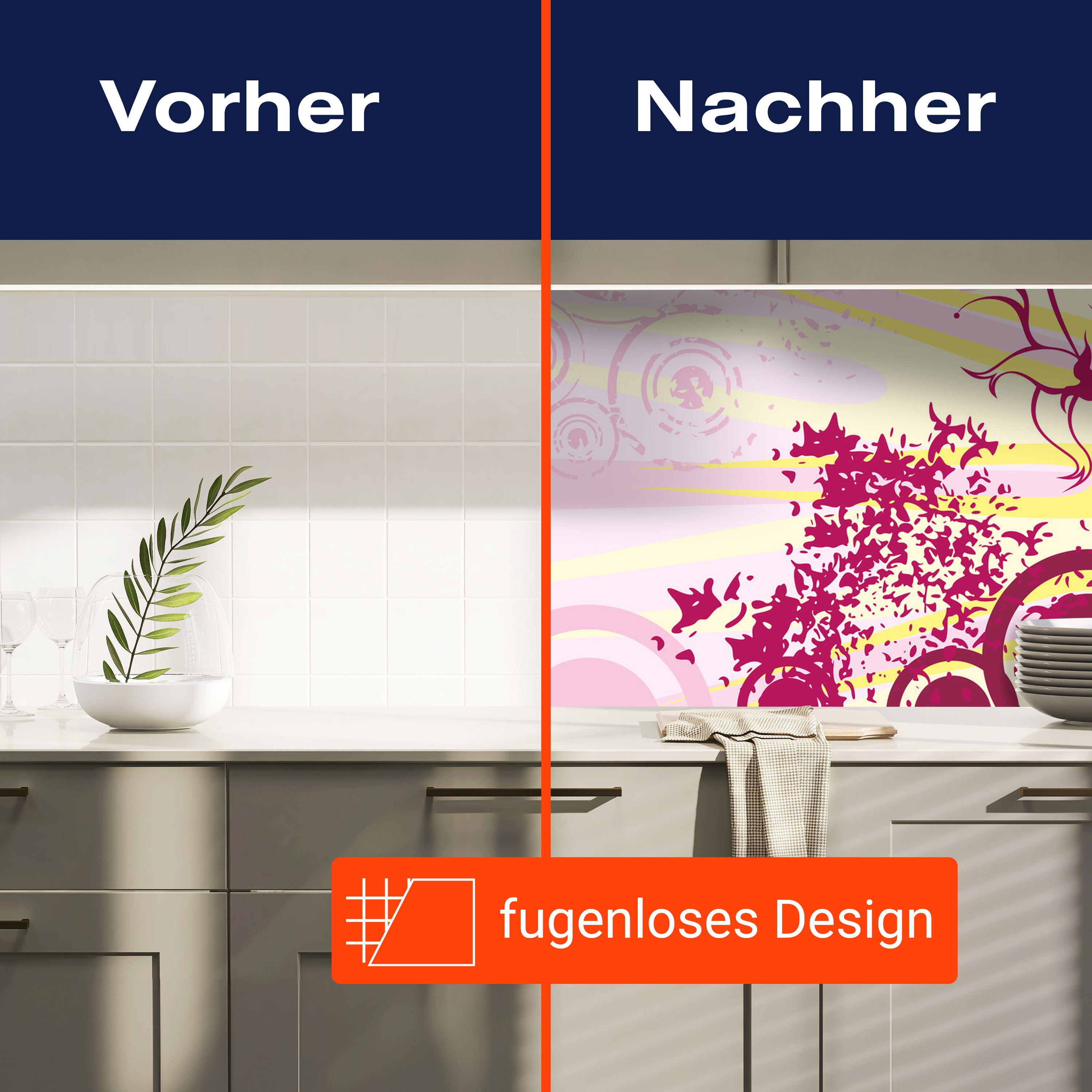 Küchenrückwand Nadine Blüten M0083 entdecken - Bild 9 Küchenrückwand Nadine Blüten M0083 entdecken - Bild 9